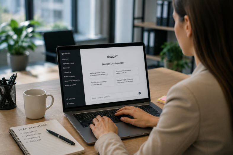 ChatGPT w HR: od rekrutacji po onboarding. Zobacz, gdzie AI daje największy zwrot z czasu. Część 1